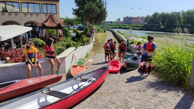 Valenza, corso di canoa organizzato dal Gruppo Nautica