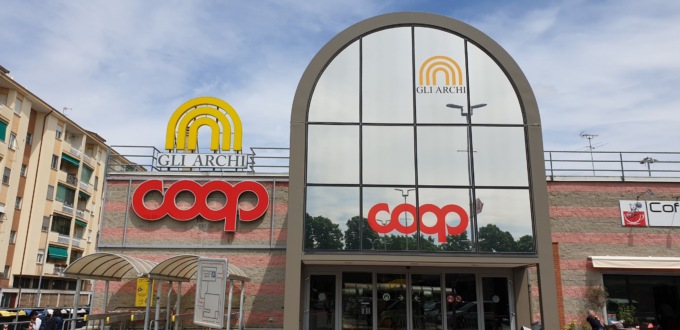 Lavori al centro commerciali Gli Archi di Alessandria: chiuso da gennaio 2022