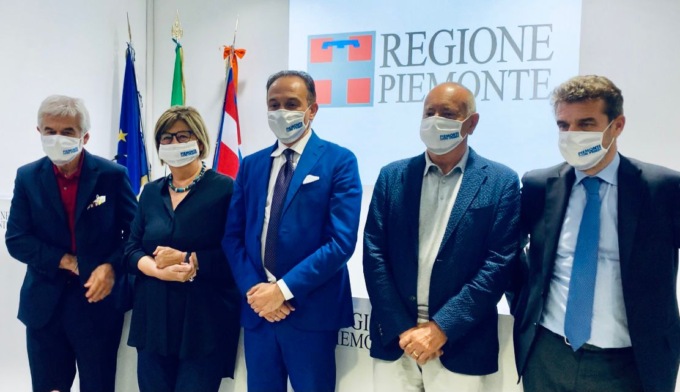 Incontro tra Cirio e i presidenti emeriti della Regione Piemonte Ghigo, Bresso, Cota e Chiamparino