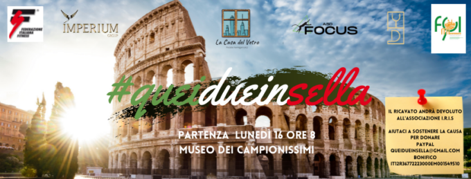 #queidueinsella, da Novi a Roma in bici per aiutare pazienti oncologici