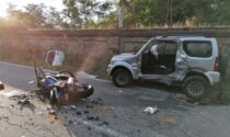Incidente tra auto e moto a Valenza: due morti. Le foto del tragico schianto