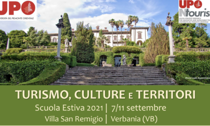 Scuola estiva UPO in "Turismo, culture e territori": dal 7 all'11 settembre a Verbania