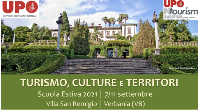 Scuola estiva UPO in “Turismo, culture e territori”: dal 7 all’11 settembre a Verbania