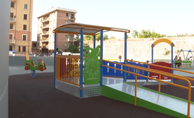 Genova: inaugurata area giochi e fitness sotto il ponte San Giorgio