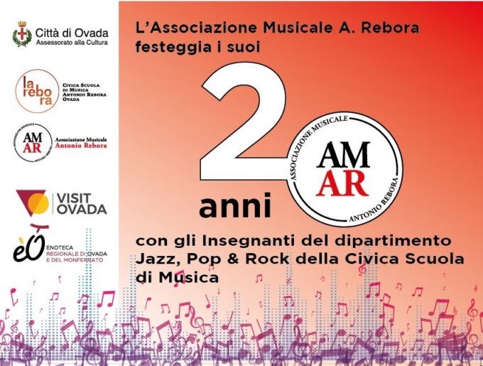 Ovada, concerto speciale per i 20 anni dell’associazione musicale Rebora