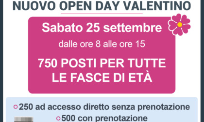 Torino: sabato 25 Open Day all'hub Valentino per tutti gli over 12 del Piemonte