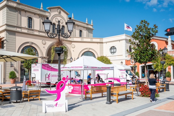 Serravalle Scrivia: l’Outlet ospita la chiusura de “Il Tour Rosa per la Salute delle Donne”