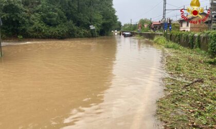 Maltempo, forti raffiche di vento e allagamenti in diverse zone dell'Alessandrino