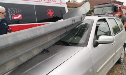 Acqui Terme: anziano esce di strada ma rimane illeso