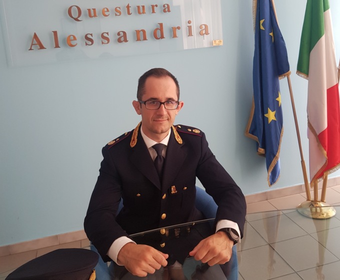 Alessandria, Riccardo Calcagno è il nuovo Dirigente della Squadra Mobile