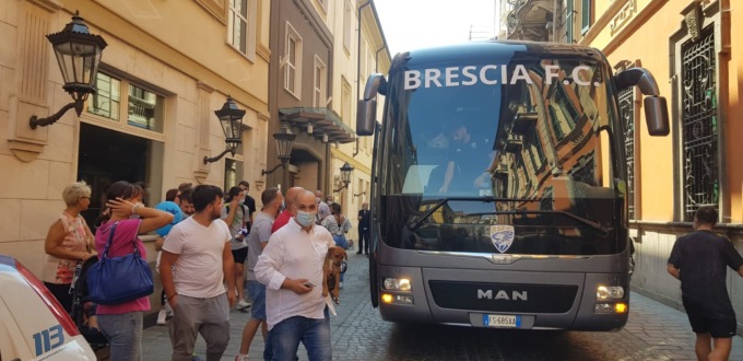 Alessandria Calcio: la squadra alessandrina  contro il Brescia