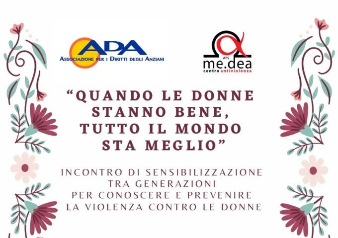 Alessandria: nuova tappa del progetto A.D.A. e me.dea contro la violenza di genere