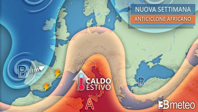 3B Meteo: “Sarà ancora estate, caldo con punte di oltre 32-33°C, ma anche temporali”