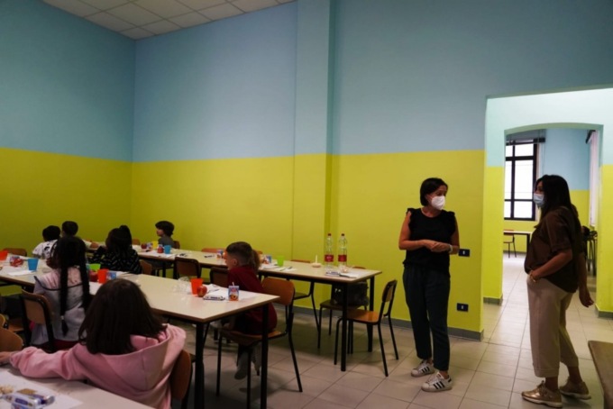 Eseguiti lavori al refettorio della scuola Bovio-Cavour di Alessandria