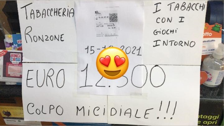 Casale Monferrato, gioca 5 euro al 10 e Lotto e ne vince 12.500
