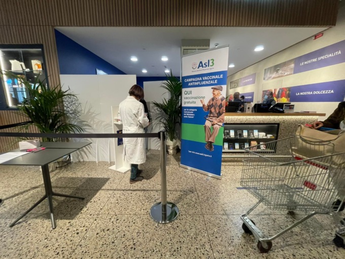 Genova: il servizio di Asl 3 per il vaccino influenzale anche nei supermercati