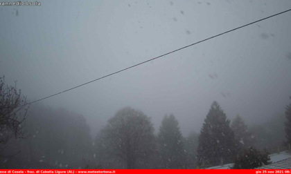 Prima nevicata nella zona appenninica della Provincia di Alessandria