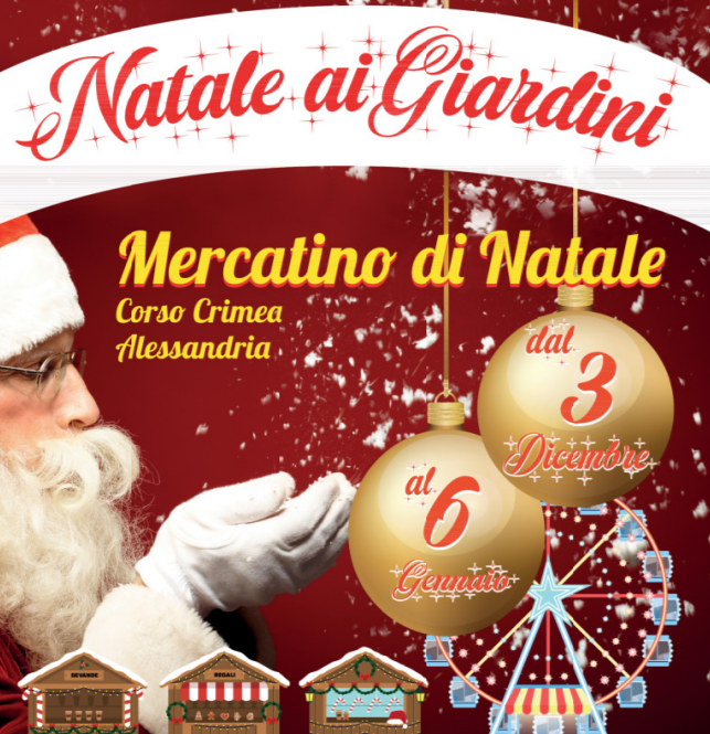 Dal 3 dicembre al 6 gennaio 2022 torna ad Alessandria “Natale ai Giardini”