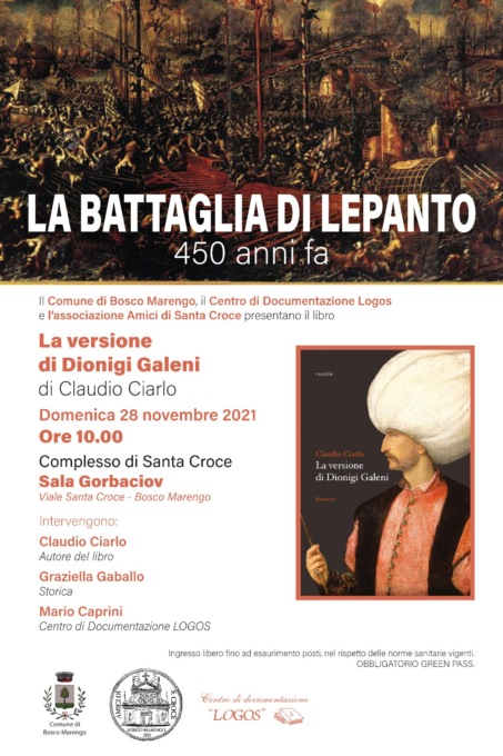 Bosco Marengo, a Santa Croce presentazione del nuovo romanzo di Claudio Ciarlo