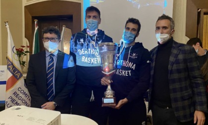 Il Derthona Basket premiato dal CONI con il “Trofeo al Merito Sportivo”