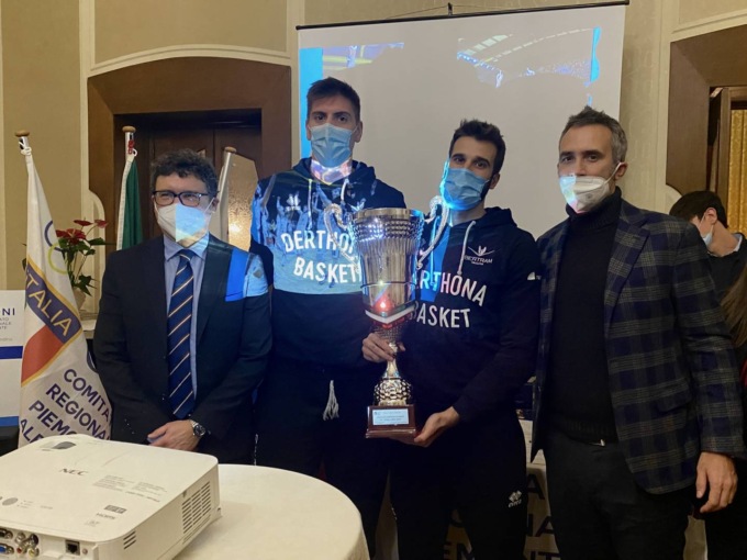 Il Derthona Basket premiato dal CONI con il “Trofeo al Merito Sportivo”