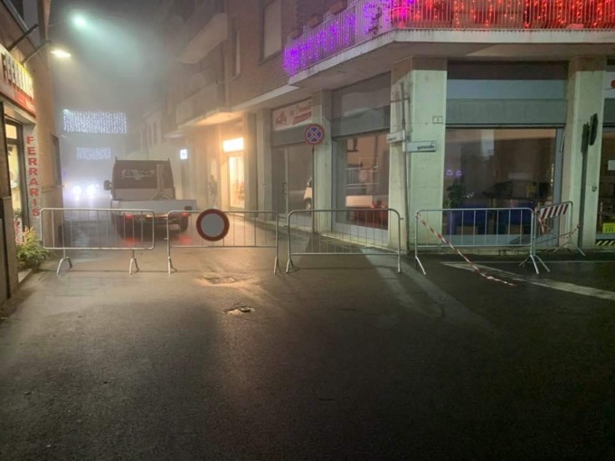 Castellazzo Bormida: chiusa via Umberto I per caduta calcinacci