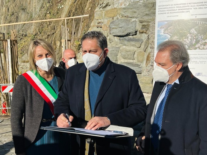 “Via dell’amore” Cinque terre, riapre il cantiere del sentiero