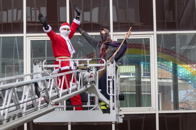 Alessandria: Befana dei Vigili del Fuoco per i bimbi in ospedale