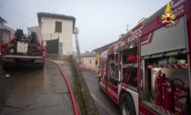 Montecastello: esplode bombola gpl e un tetto va a fuoco