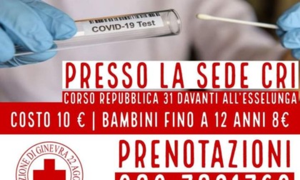 Tortona, la Croce Rossa offre tamponi rapidi presso la propria sede