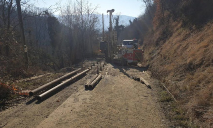 Iniziati i lavori per il consolidamento della strada di Valle Benazzo