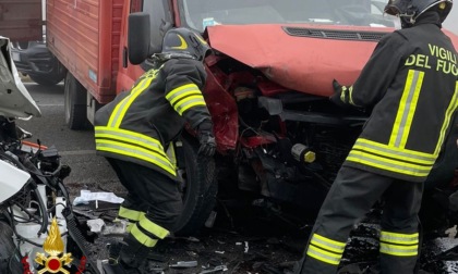 Carentino: incidente tra un camion e un'auto, donna in codice rosso all'Ospedale di Alessandria
