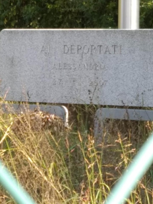 Alessandria, atti vandalici al Parco Deportati degli Ebrei
