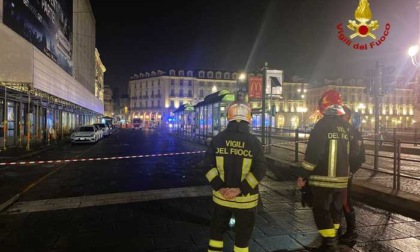 Torino, fuga di gas in centro città, intervento dei Vigili del Fuoco