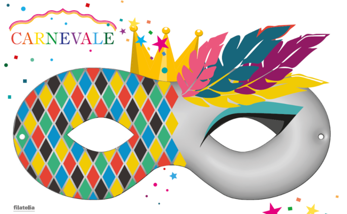 Poste Italiane dedica al Carnevale 2022 tre colorate e animate cartoline filateliche