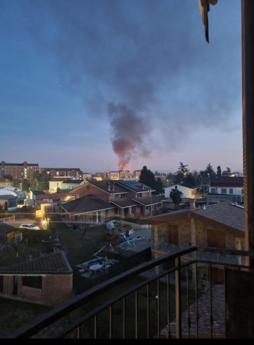 Alessandria, pronto intervento dei Vigili del Fuoco nel quartiere Cristo per un incendio