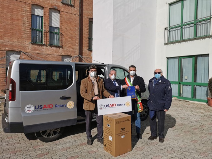 Il Rotary Club di Tortona dona un concentratore di ossigeno al Core Kennedy