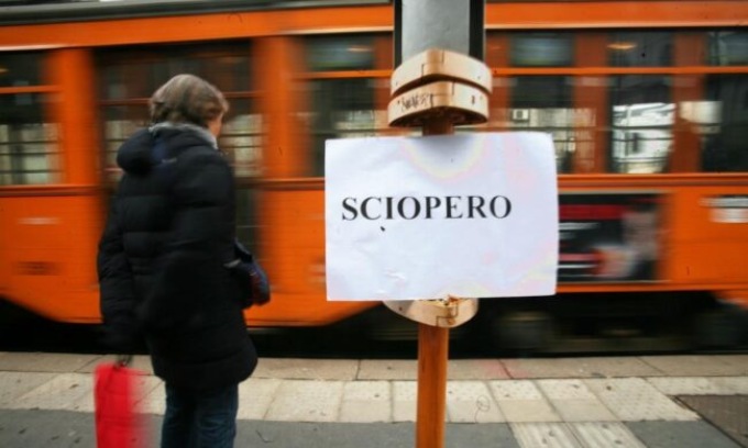 Sciopero generale: stop dei treni fino alle 21. Disagi anche per chi vola e si muove coi mezzi