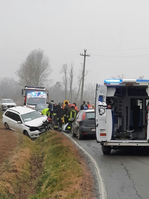 Fubine, la SP50 è rimasta bloccata causa incidente frontale per 3 ore