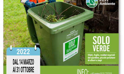 Dal 14 marzo raccolta gratuita del verde a domicilio nei sobborghi di Alessandria