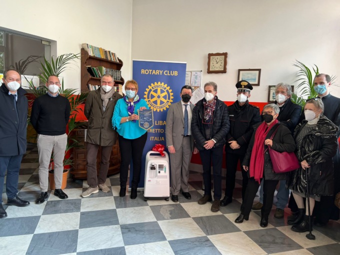 Il Rotary Club Gavi Libarna dona due concentratori di ossigeno alle Rsa di Gavi e Serravalle
