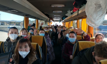 Arrivati all'ospedale pediatrico di Trieste i bambini ucraini salvati dai volontari di Pontecurone