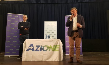 Carlo Calenda ad Alessandria per sostenere il candidato sindaco Giovanni Barosini