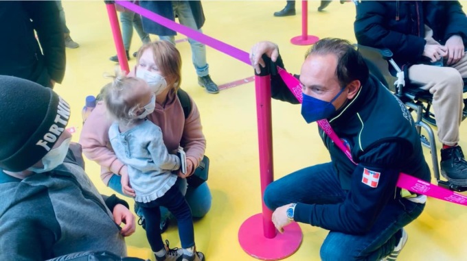 Cirio a Iasi in Romania per portare i bambini ucraini malati di tumore a Torino