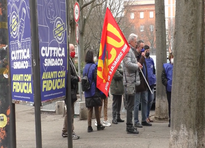 Manifestazione dei dipendenti dell’Ispettorato del Lavoro davanti alla Prefettura di Alessandria