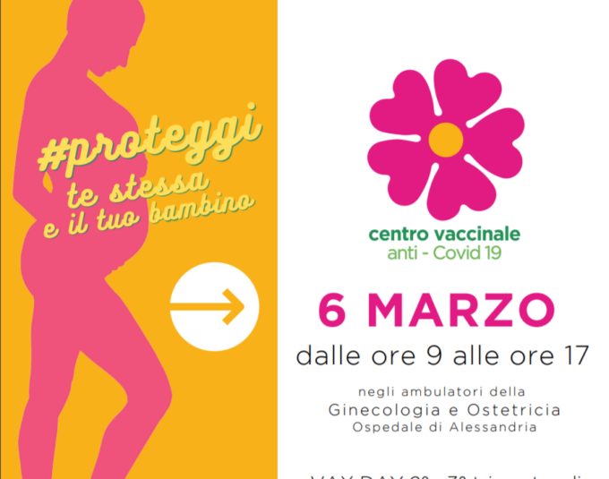 Covid: ad Alessandria 2° Vax Day per donne in gravidanza e in allattamento