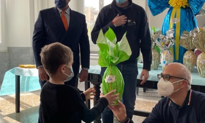 Ucraina: visita del capo della Protezione Civile Curcio ai profughi ospiti della residenza Santa Dorotea di Genova