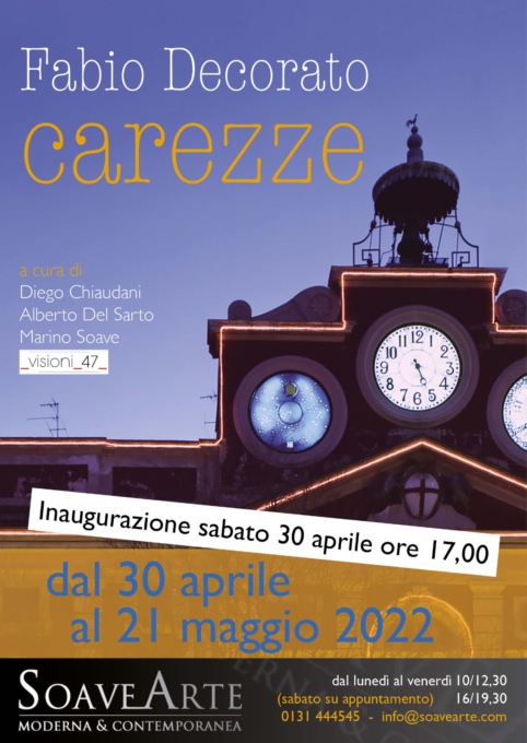 Alla Galleria Soave, dal 30 aprile: “Carezze”, fotografie di Fabio Decorato