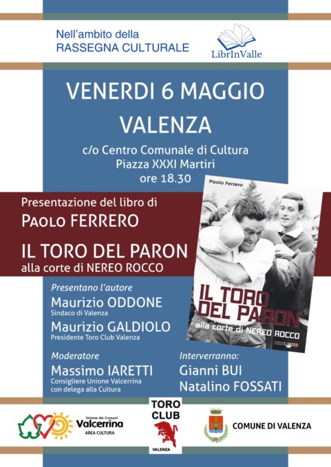 Toro e il Paron Nereo Rocco in un libro di Paolo Ferrero