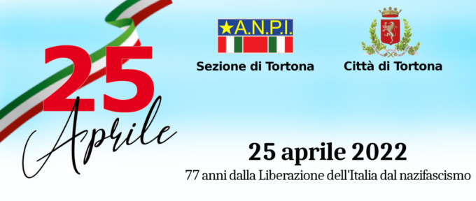 Tortona: gli appuntamenti di Anpi e Comune per il 25 aprile